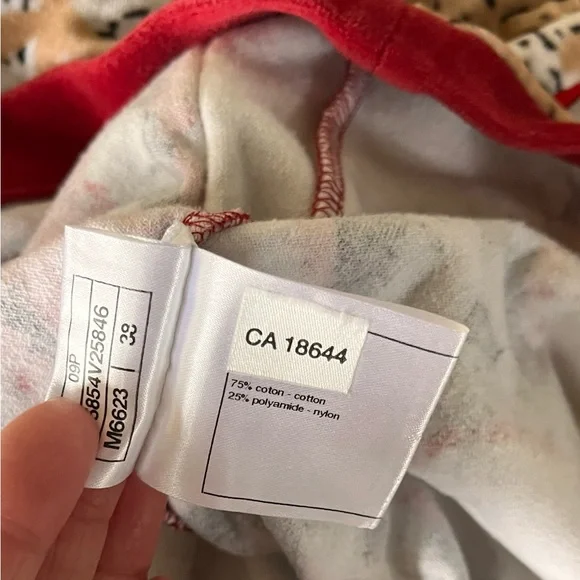 CHANEL 2009 Lagerfeld velvet patchwork print cardigan black red white. Sz 38 - Picture 13 of 15